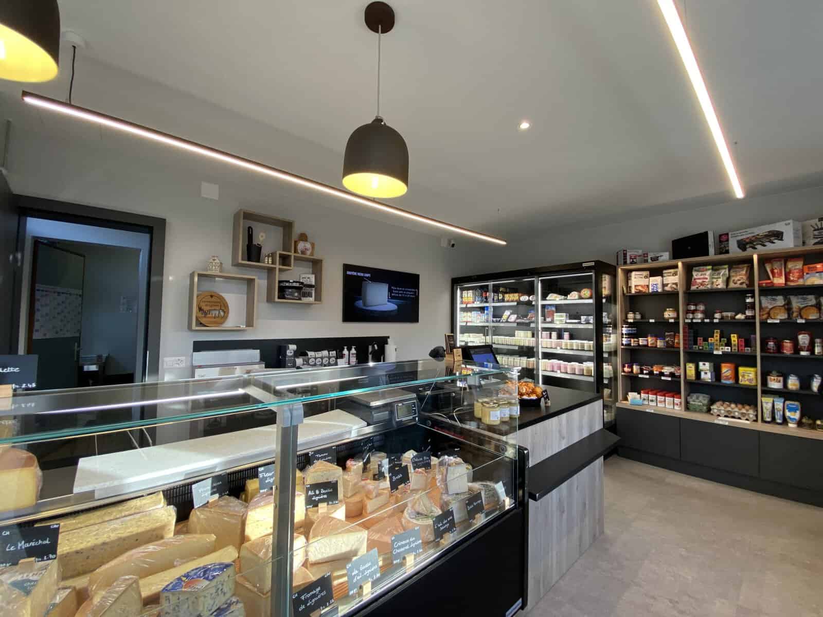 Rénovation du magasin de la fromagerie | Lignières